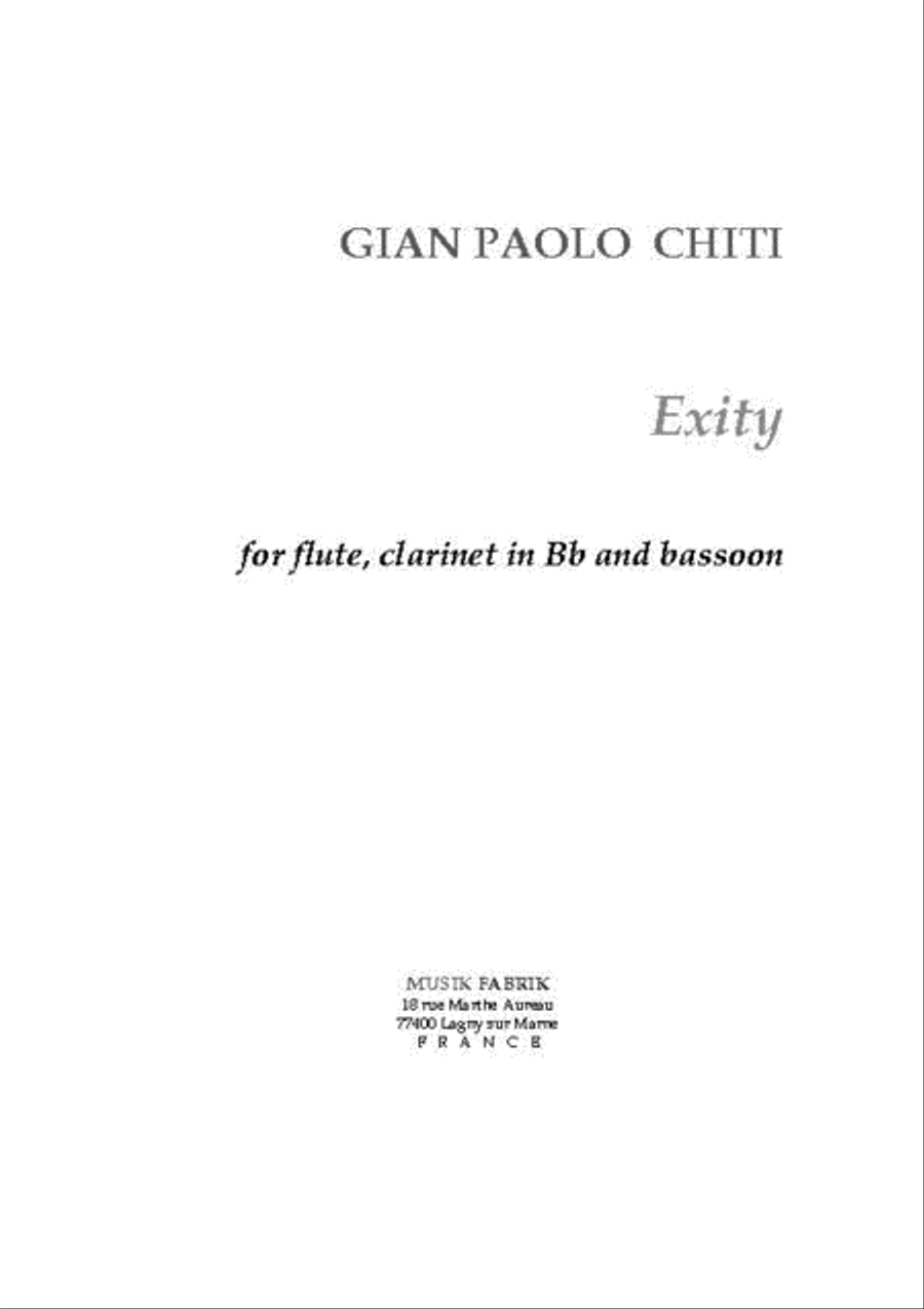 Exity Bassoon scores gallery preview page 1
