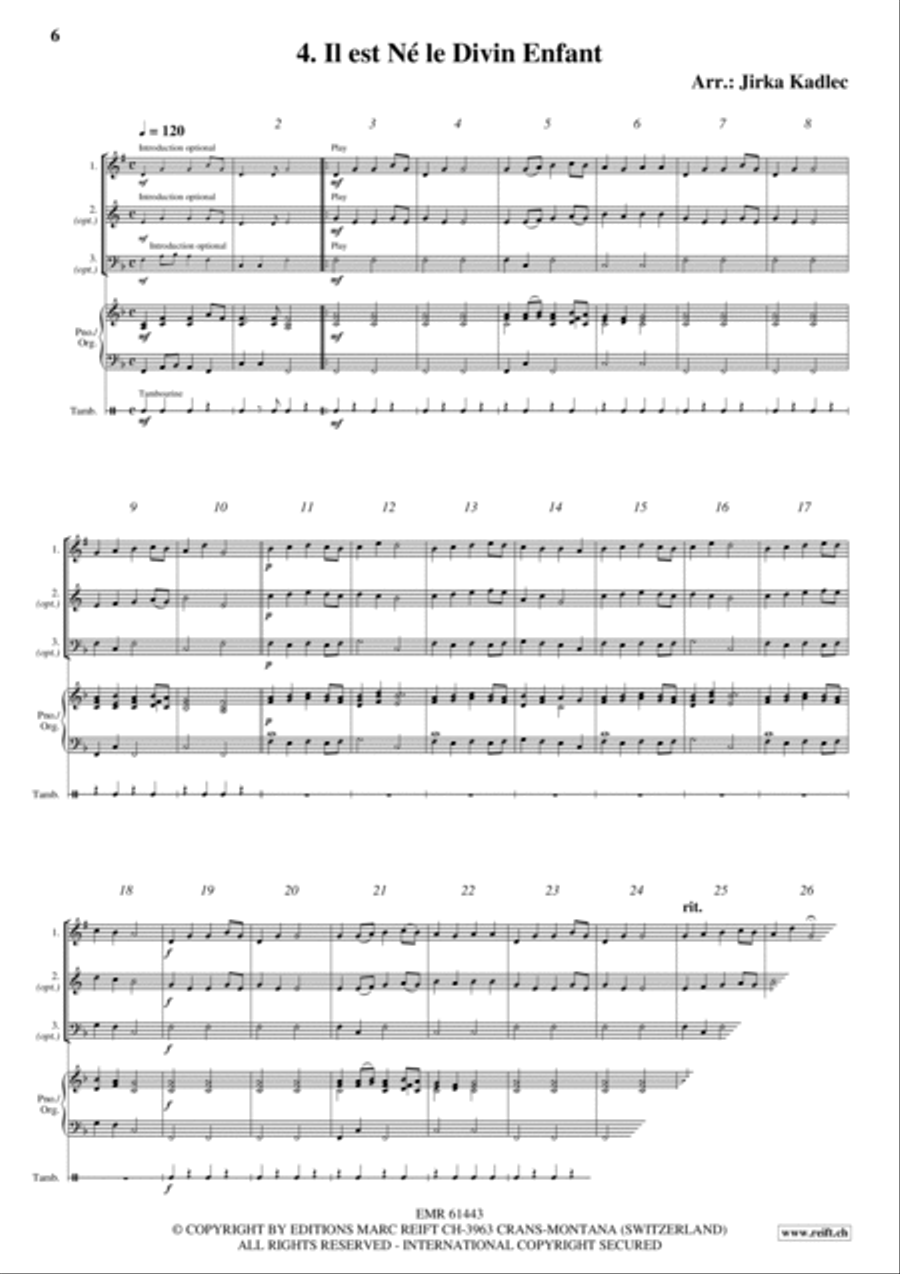 12 Easy Christmas Songs 12 Easy Christmas Songs Brass Duet scores gallery preview page 6