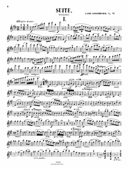 Suite fur Pianoforte & Violine : Op. 11