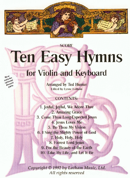 Ten Easy Hymns for Violin and Piano image number null