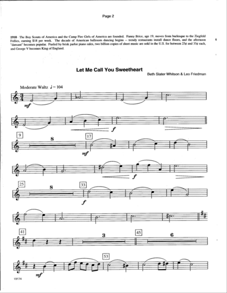 Popular American Songs, Volume 2 - 1st Bb Trumpet B-Flat Trumpet scores gallery preview page 3