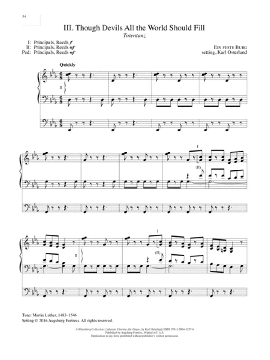 A Wittenberg Collection Organ scores gallery preview page 35