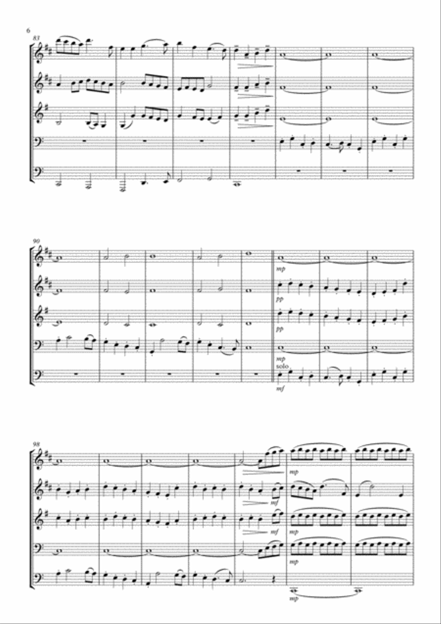 Impressions from Playford Brass Ensemble scores gallery preview page 6