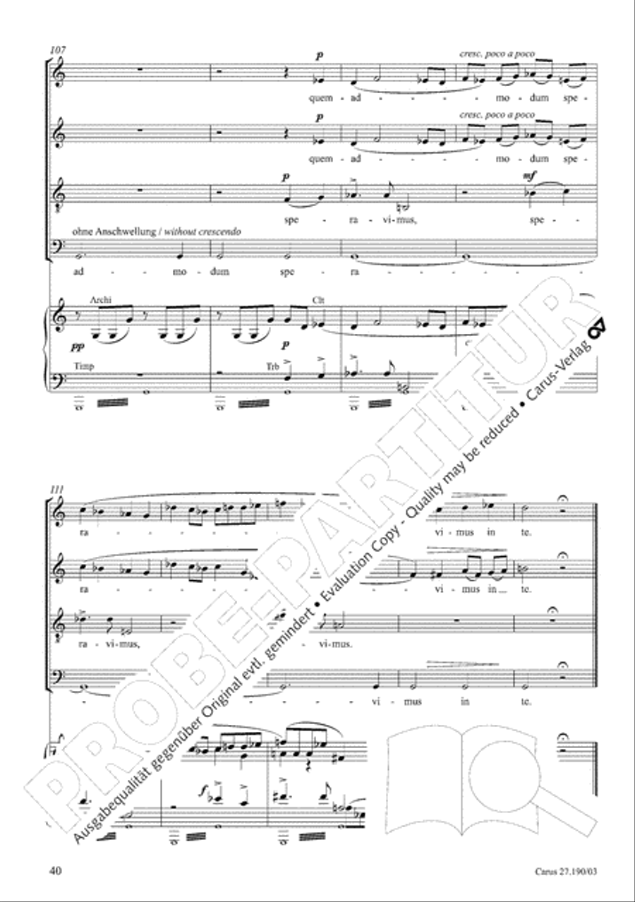 Te Deum 4-Part scores gallery preview page 41