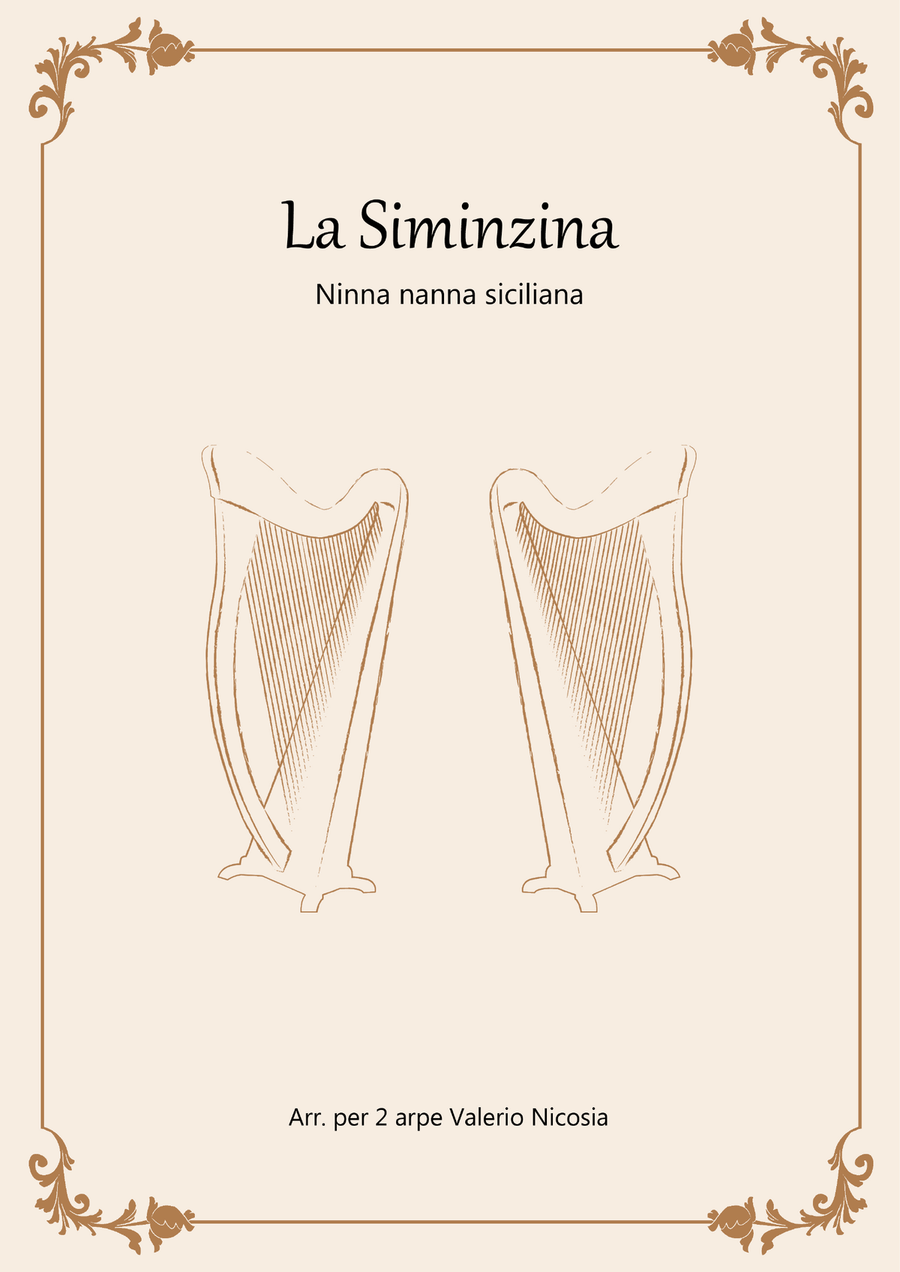 La Siminzina - Traditional Sicilian Harp scores gallery preview page 1