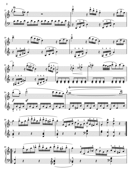 Mozart-Piano Sonata in C major, No 16, K 545, Allegro( Original Version) image number null