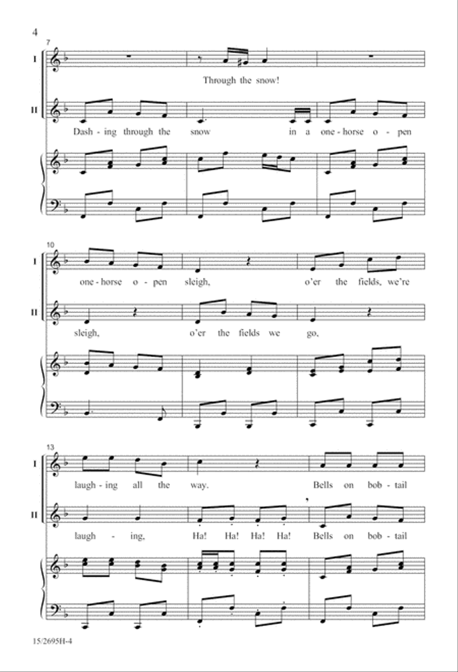 Jingle Bells Jingle Bells 2-Part scores gallery preview page 5