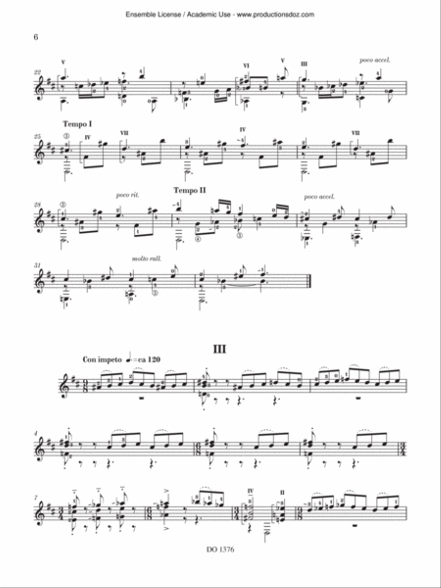 In Honorem Ioanni Doulandi, Op. 97 Classical Guitar scores gallery preview page 6