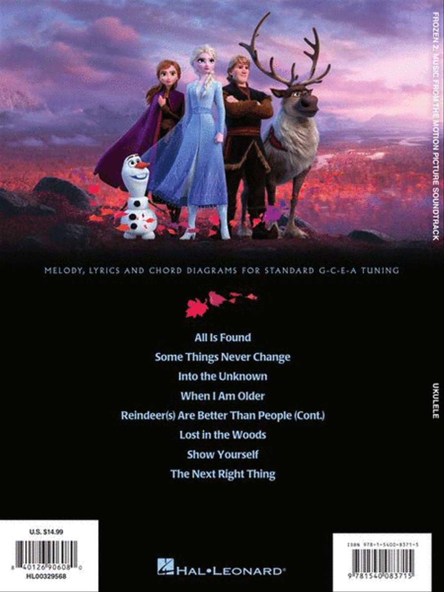 Frozen 2 for Ukulele Frozen 2 for Ukulele Ukulele scores gallery preview page 7