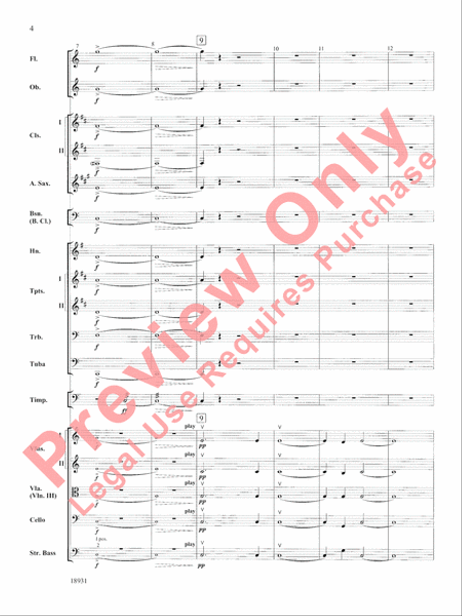 Largo Largo Full Orchestra scores gallery preview page 5