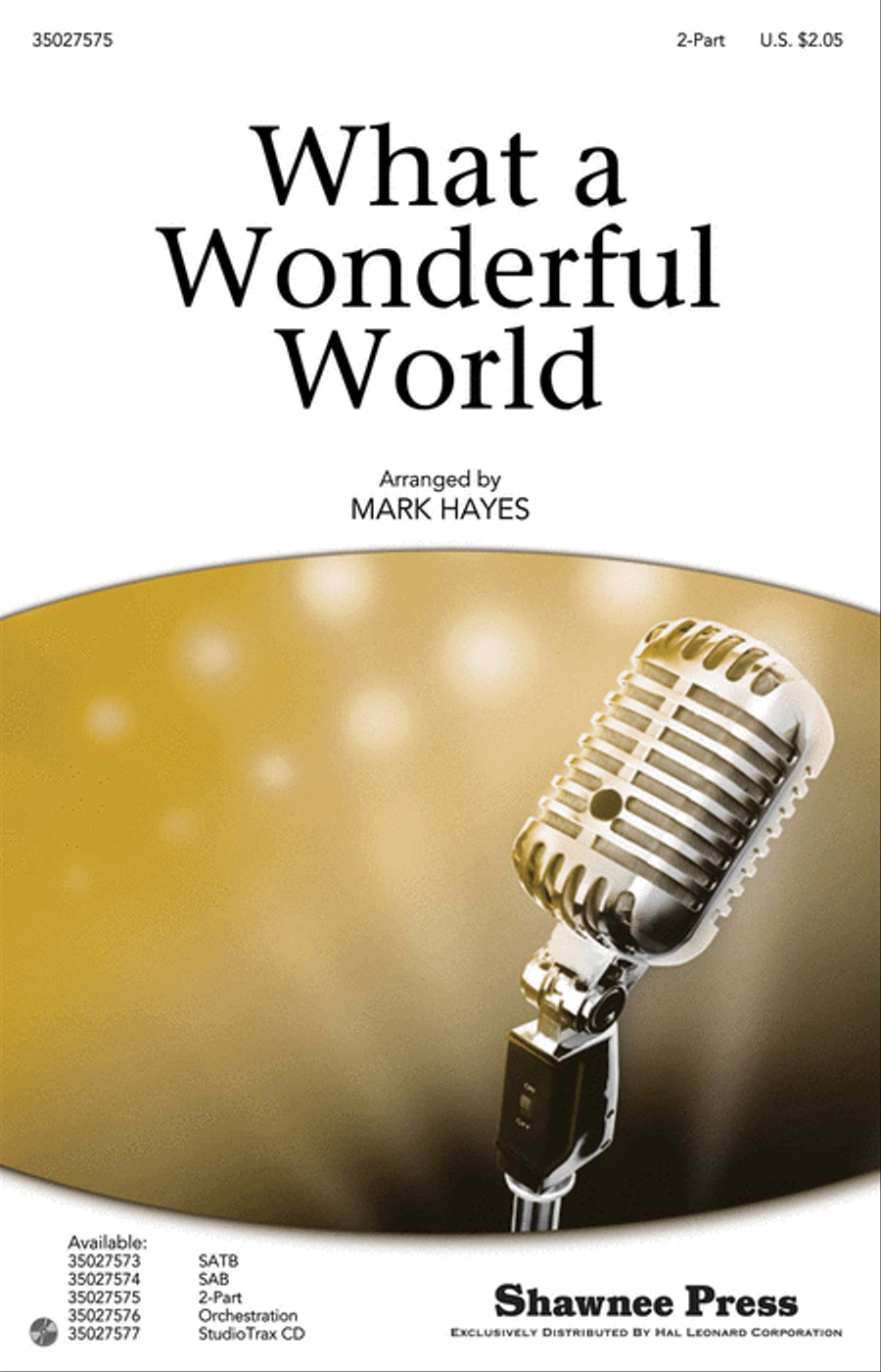 What a Wonderful World 2-Part scores gallery preview page 1
