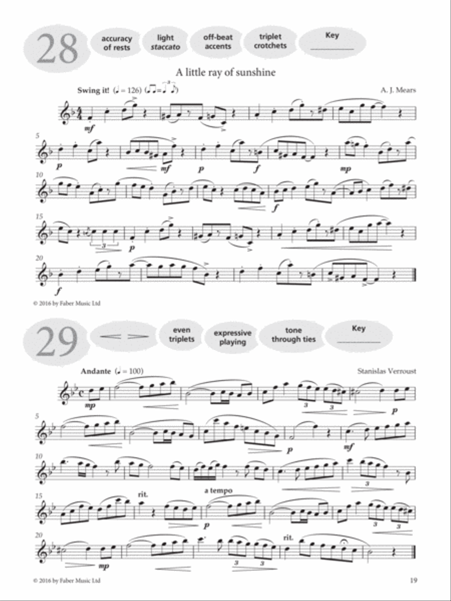 More Graded Studies for Saxophone, Book 1 Saxophone scores gallery preview page 3