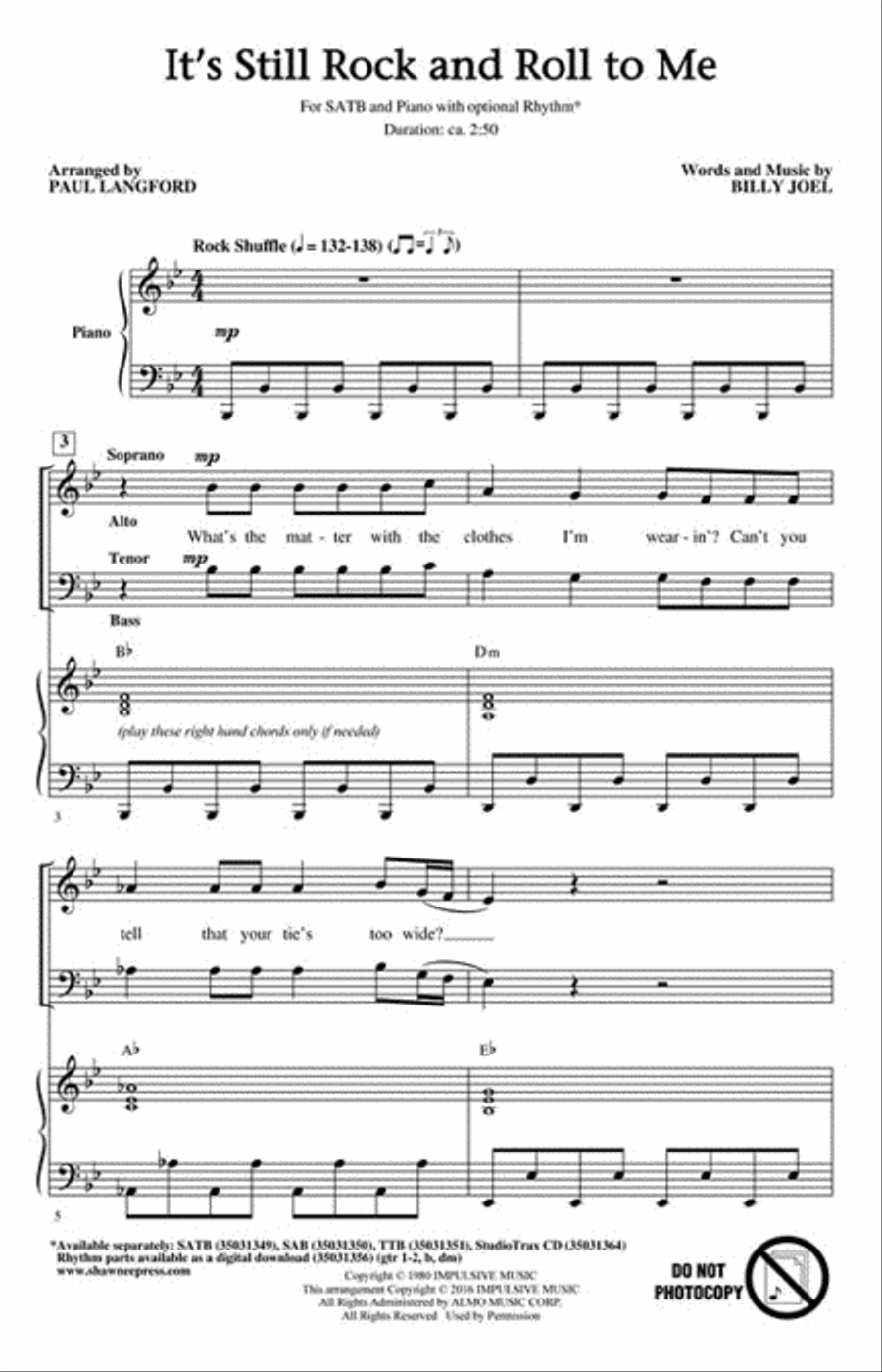 It's Still Rock and Roll to Me image number null