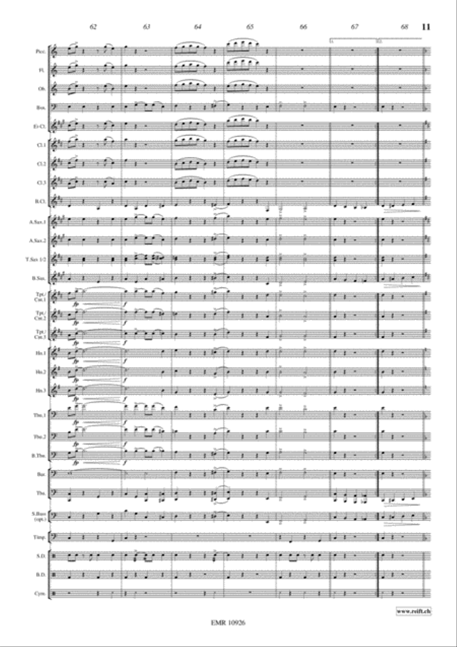 Niagara Falls Niagara Falls Concert Band scores gallery preview page 12