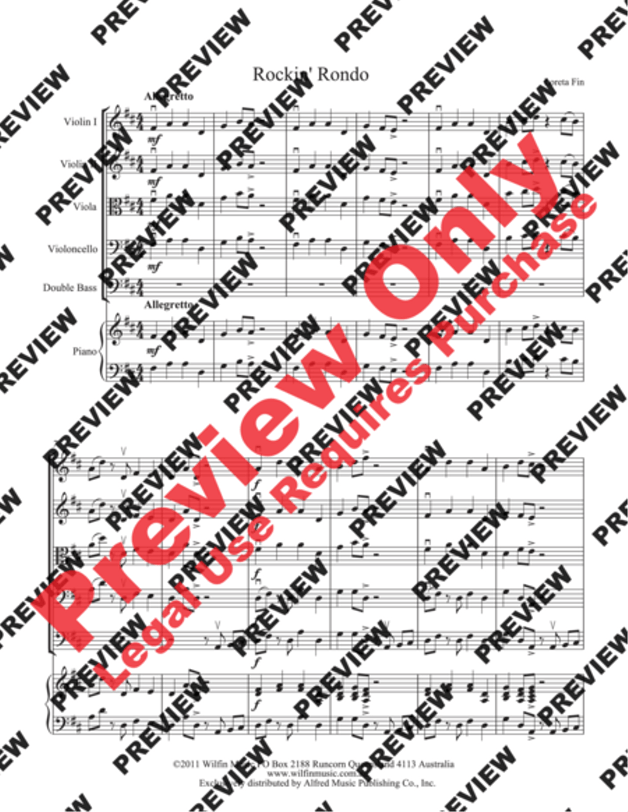 Rockin' Rondo Rockin' Rondo String Orchestra scores gallery preview page 4
