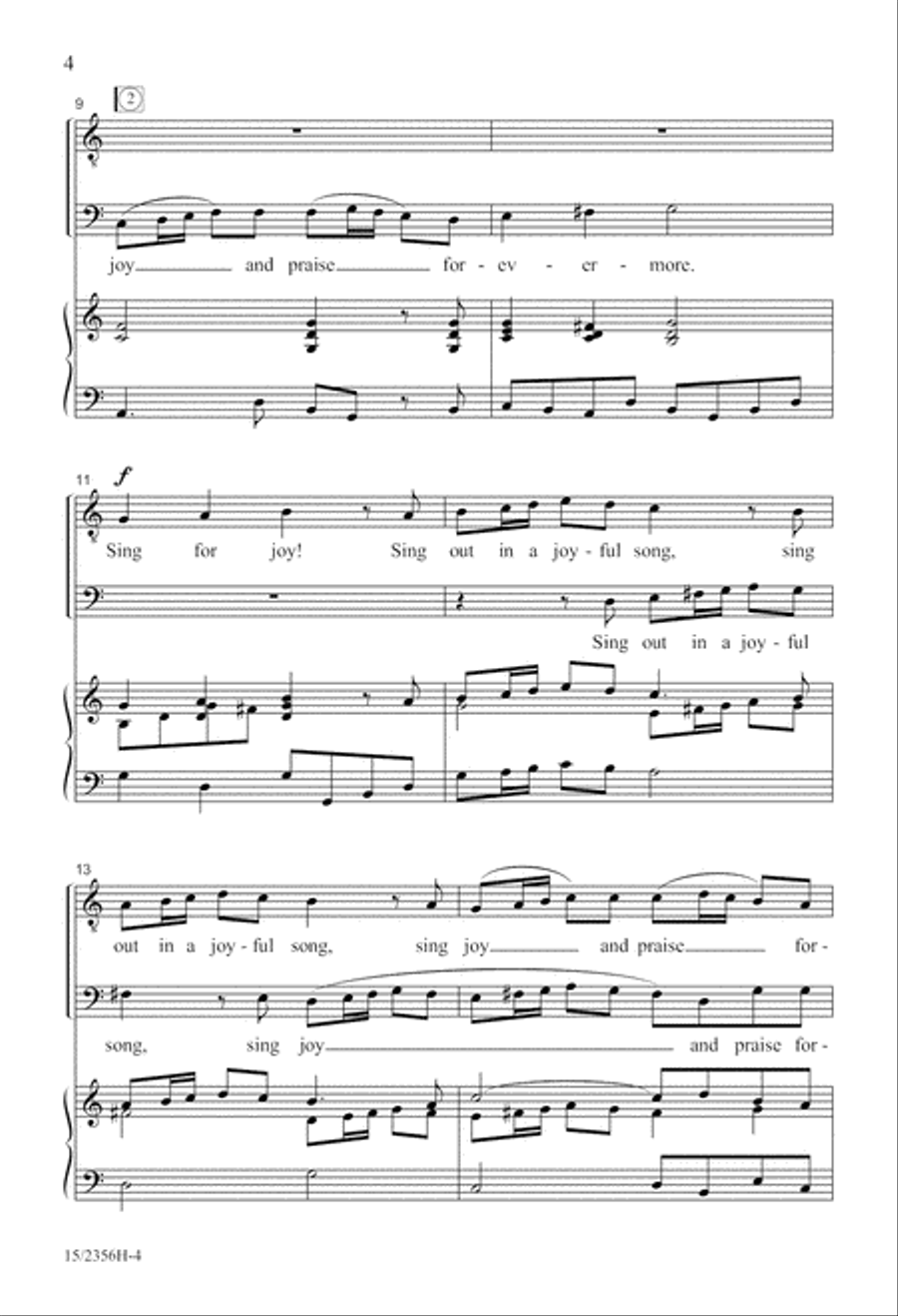 Sing for Joy! TB scores gallery preview page 4
