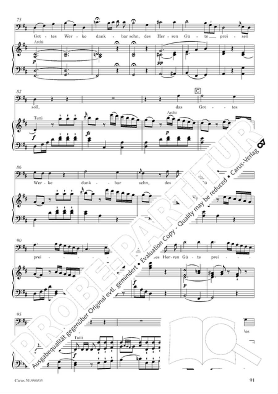 The Creation (Die Schopfung) 4-Part scores gallery preview page 94