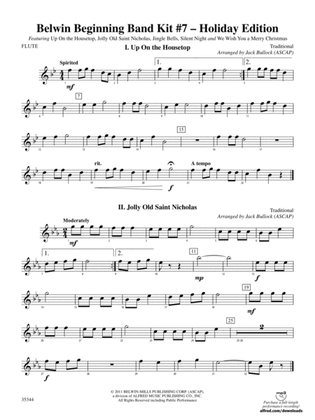 Belwin Beginning Band Kit #7: Holiday Edition: Flute