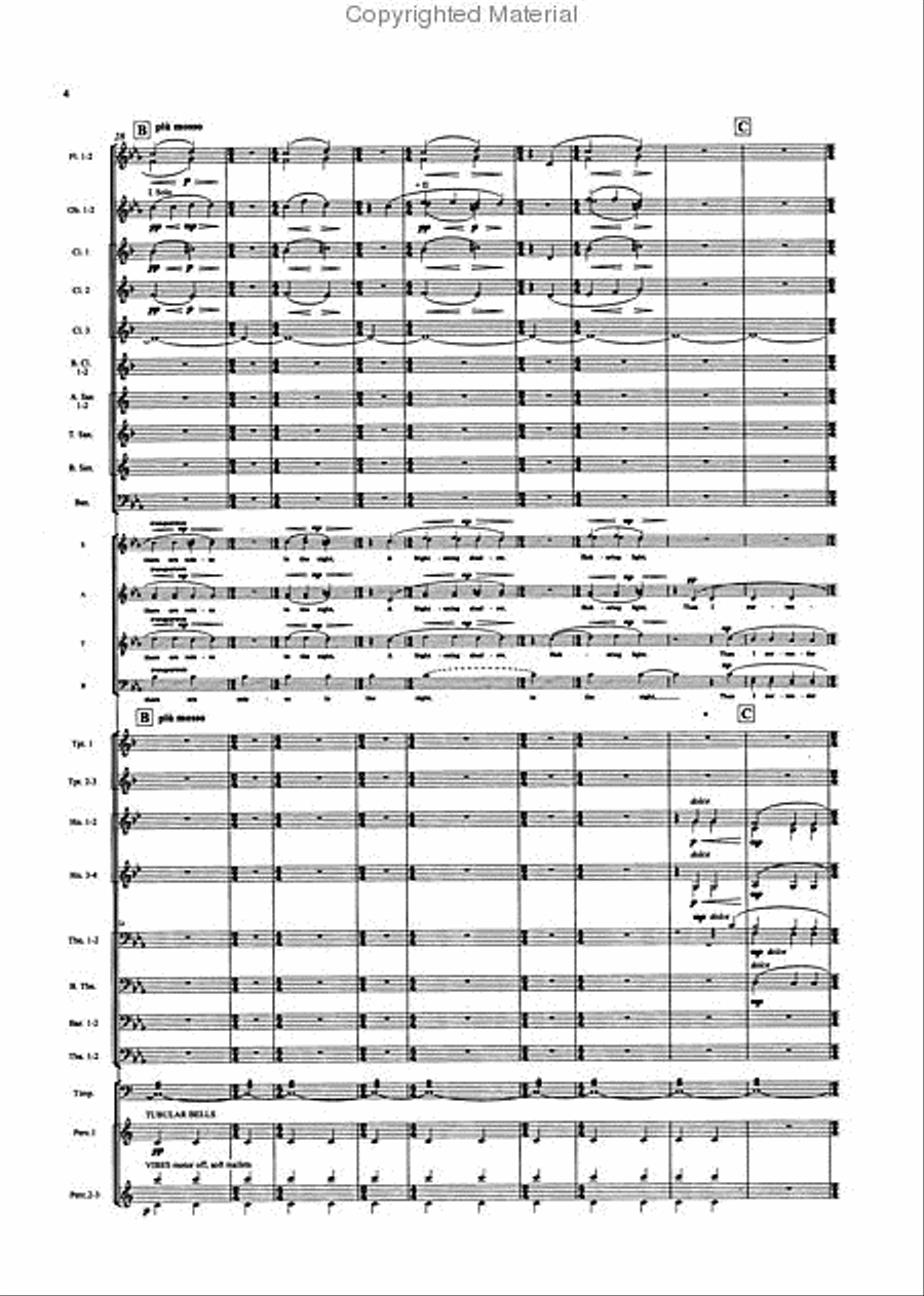 Sleep Concert Band scores gallery preview page 4