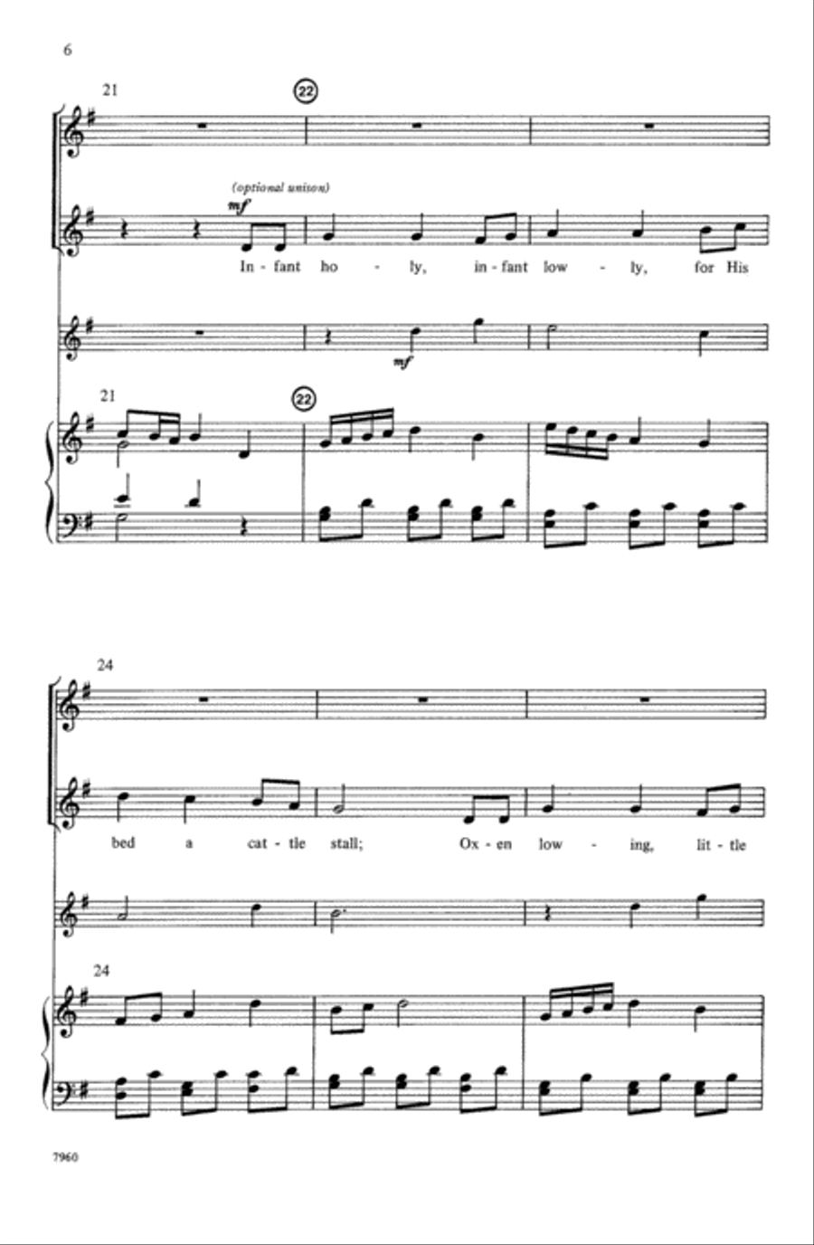 Angel Carol Angel Carol 2-Part scores gallery preview page 6