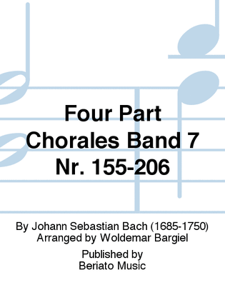 Four Part Chorales Band 7 Nr. 155-206