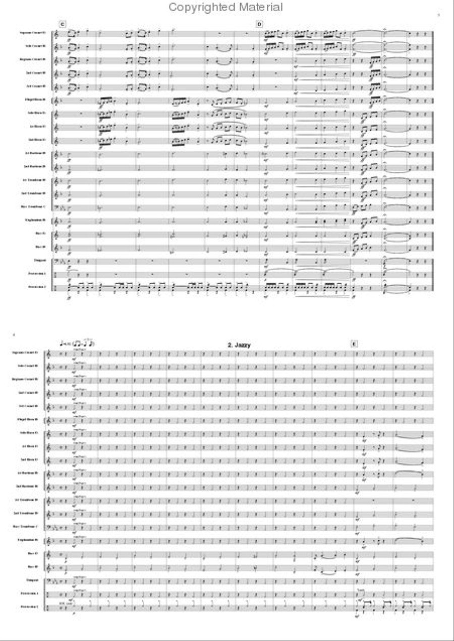 Entry, Jazzy & Disco Brass Band scores gallery preview page 3