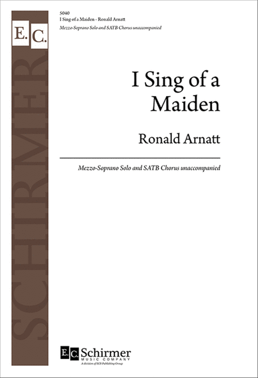 I Sing of a Maiden I Sing of a Maiden 4-Part scores gallery preview page 1