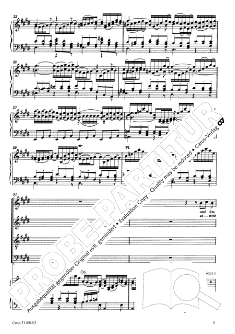 O my God, when shall I perish (Liebster Gott, wenn werd ich sterben) 4-Part scores gallery preview page 10