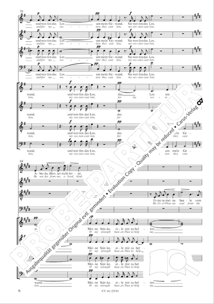 My God, where hast Thou me forsaken? 4-Part scores gallery preview page 7