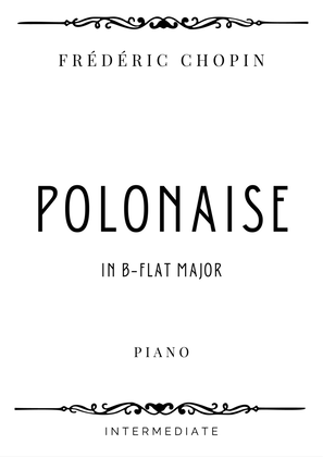 Book cover for Chopin - Polonaise in B-Flat Major - Intermediate