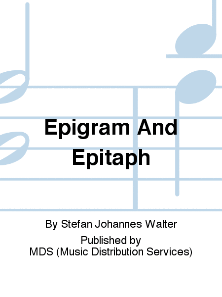 Epigram and Epitaph