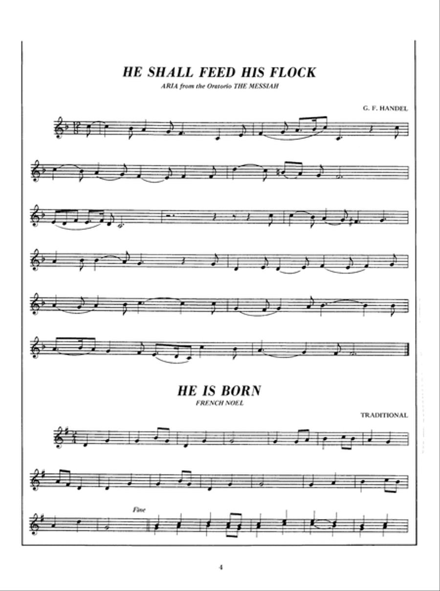 Christmas Carols for Recorder Recorder scores gallery preview page 10