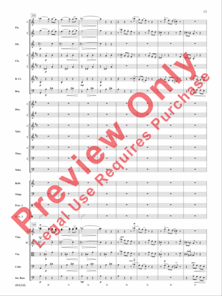 Peer Gynt Suite No.1, Op. 46 Full Orchestra scores gallery preview page 14