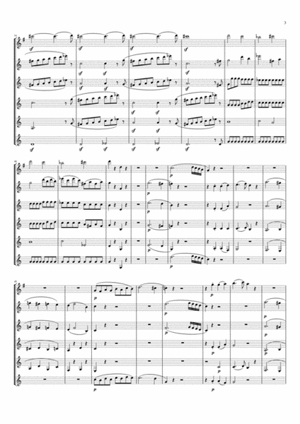 Mozart : Symphony No.40 K.550 1st Movement (for Clarinet Ensemble) image number null