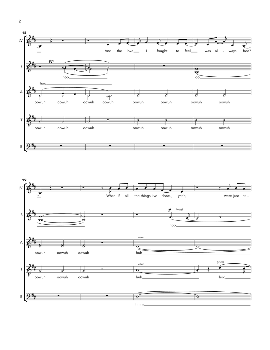 Stupid Deep A Cappella scores gallery preview page 2