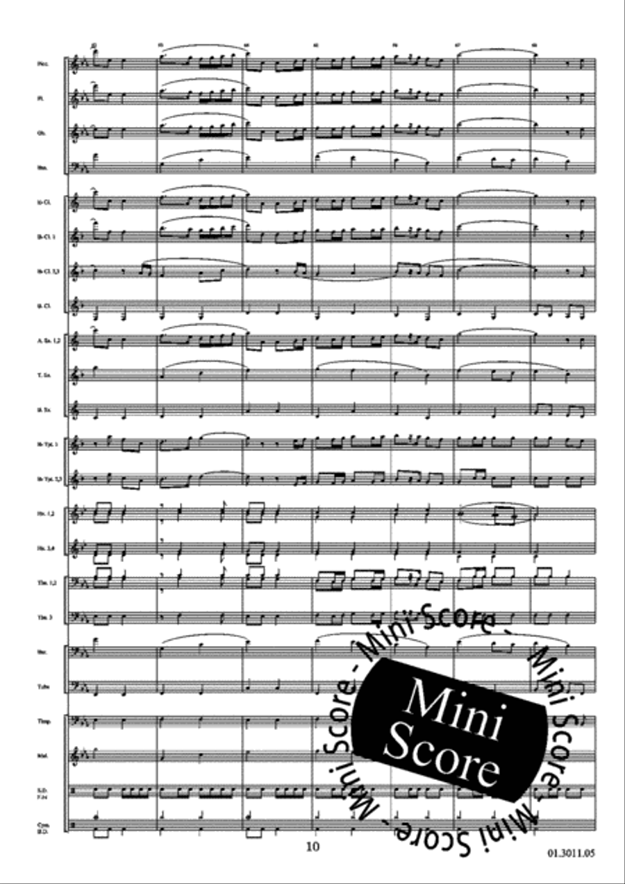 A Commenda Concert Band scores gallery preview page 14