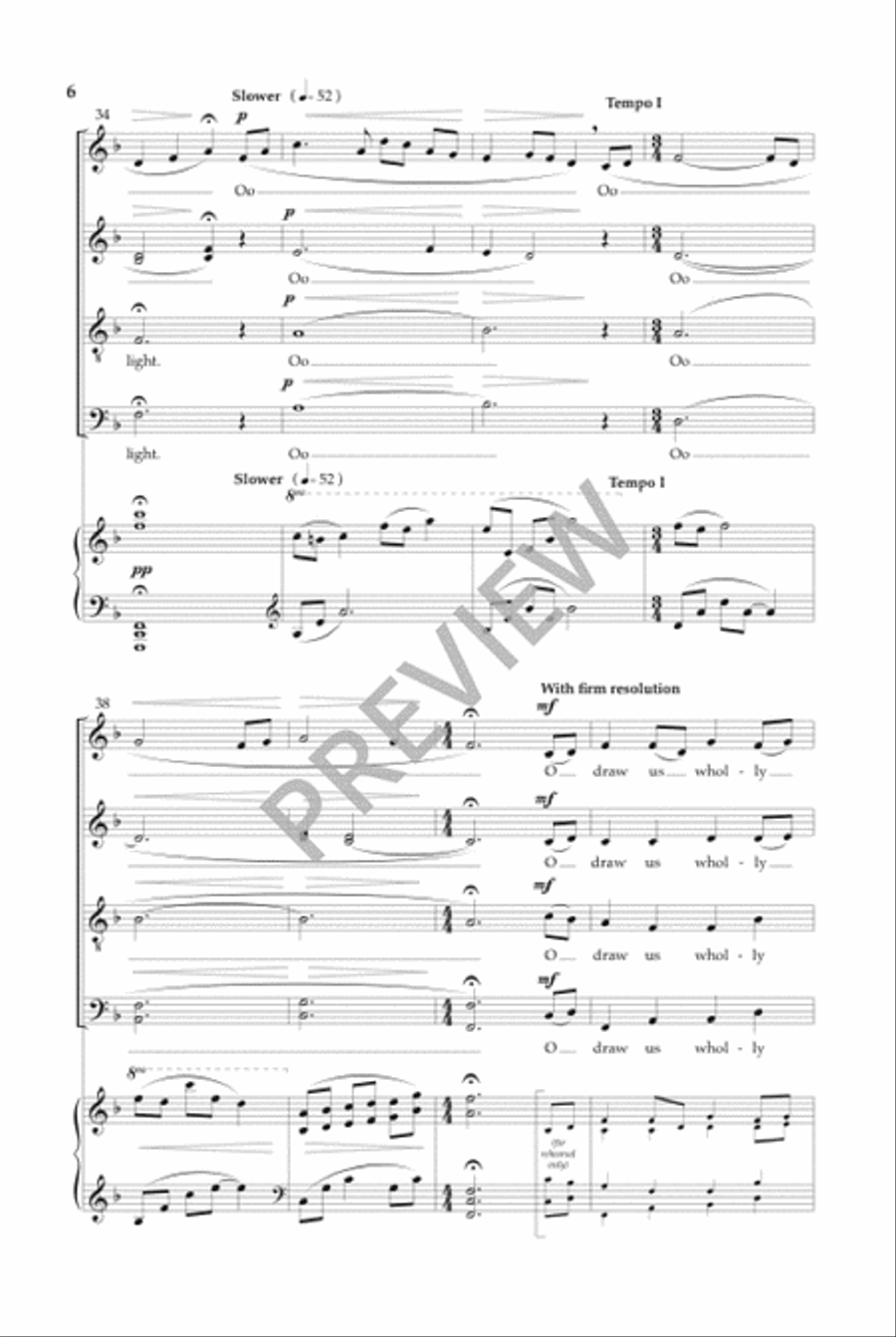 Thy Little Ones (SATB) 4-Part scores gallery preview page 7