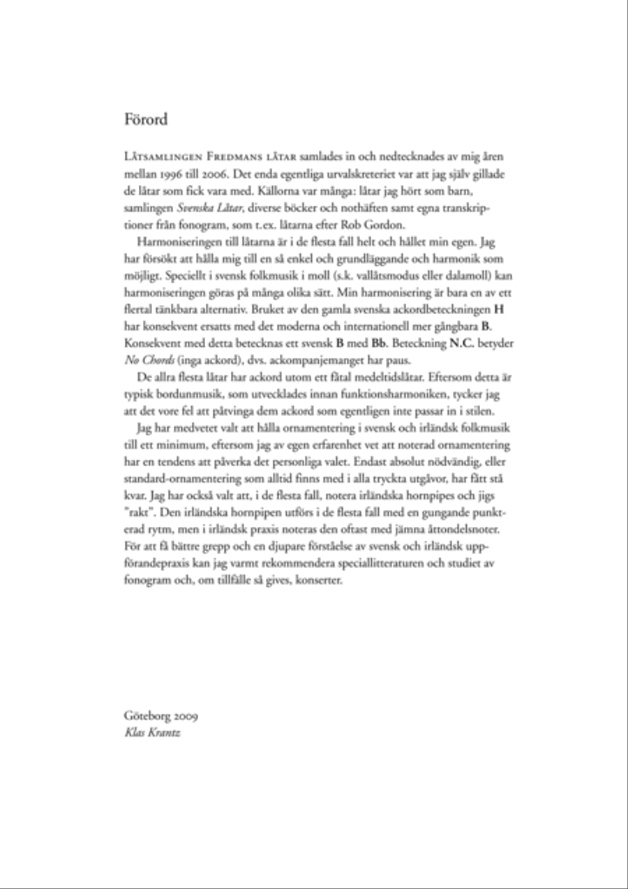 Fredmans låtar, 200+ folk tunes with guitar chords Easy Guitar scores gallery preview page 5