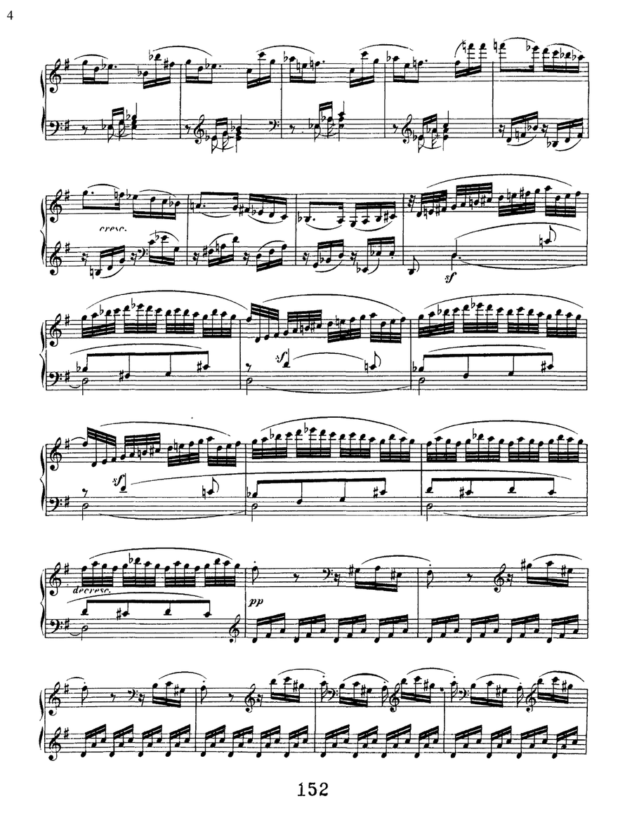 Sonata No. 10 In G Major, Op. 14, No. 2 Piano Solo scores gallery preview page 4