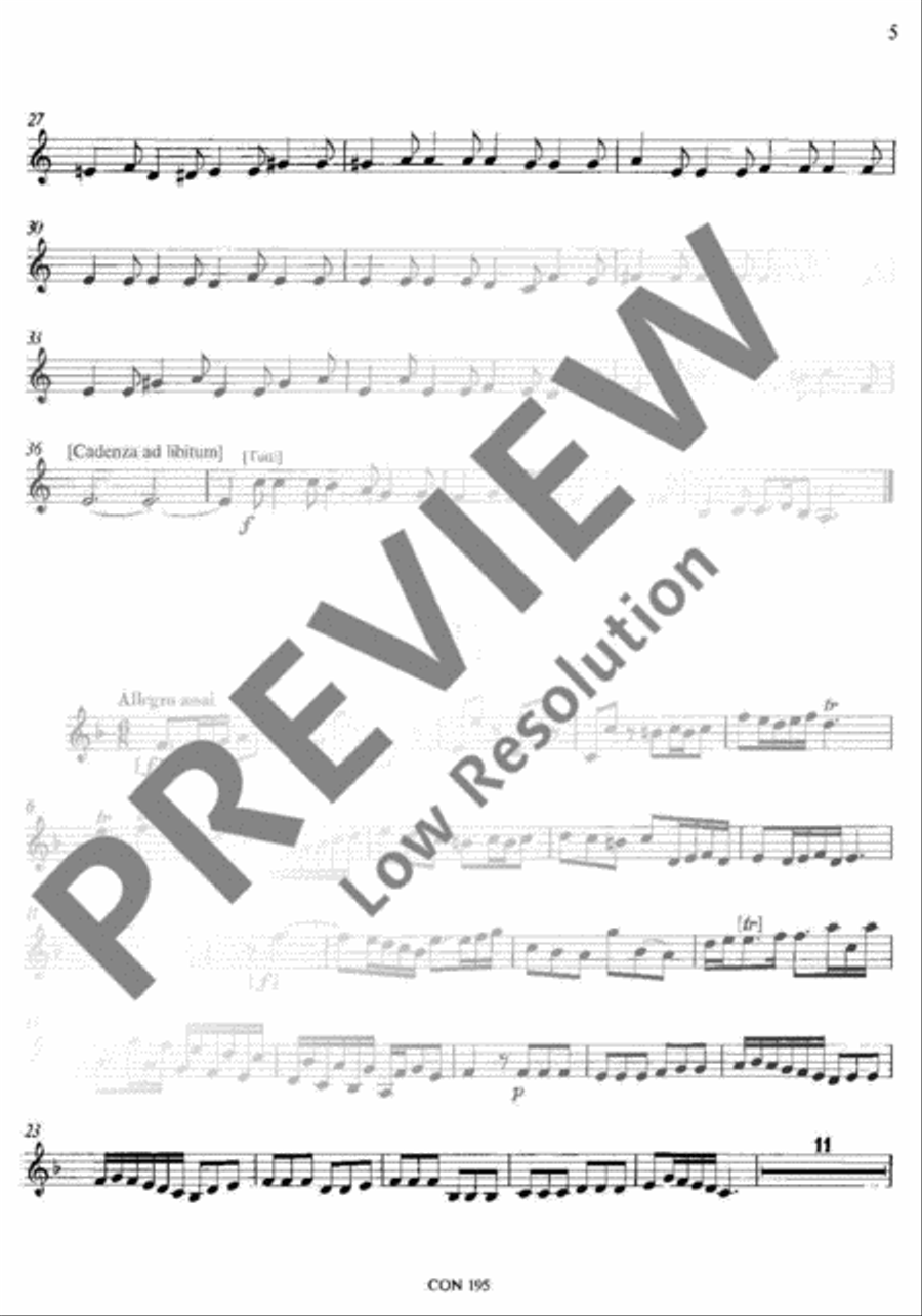 Concerto F Major Violin scores gallery preview page 6