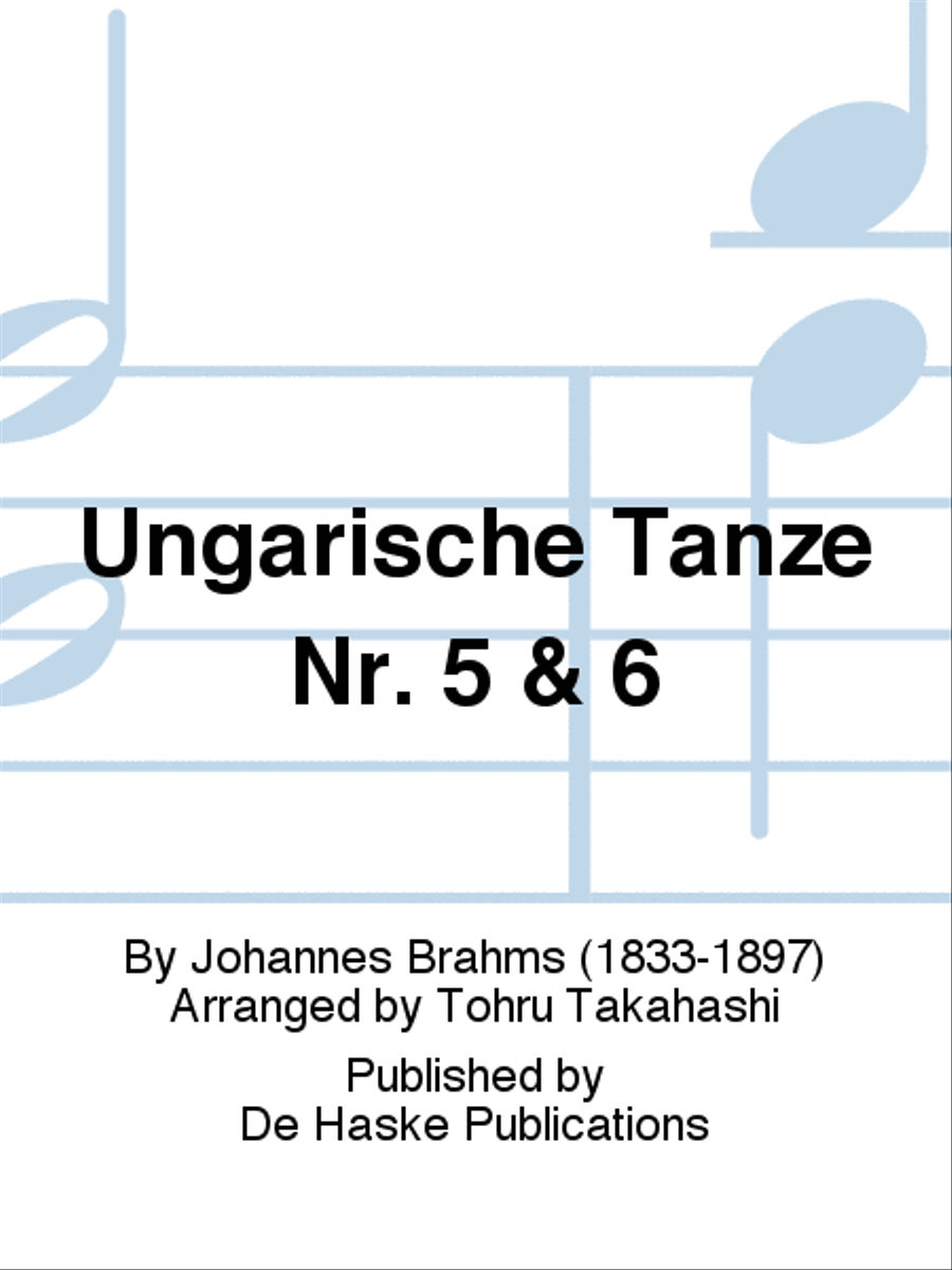 Ungarische Tänze Nr. 5 & 6 Concert Band scores gallery preview page 1