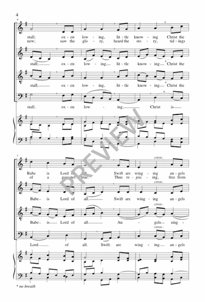 Six A Cappella Christmas Carols image number null