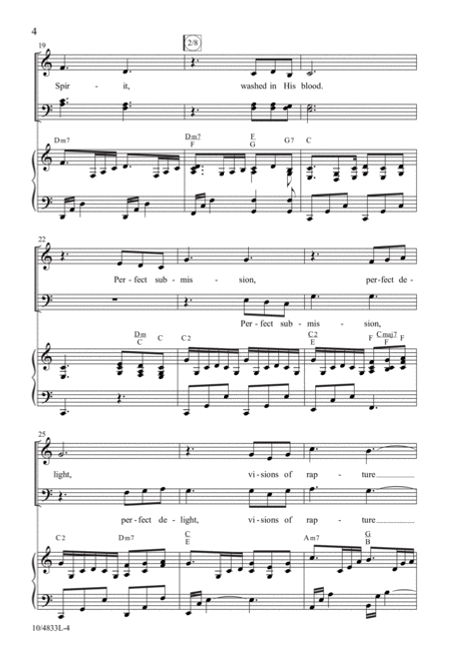 Blessed Assurance Blessed Assurance 4-Part scores gallery preview page 4