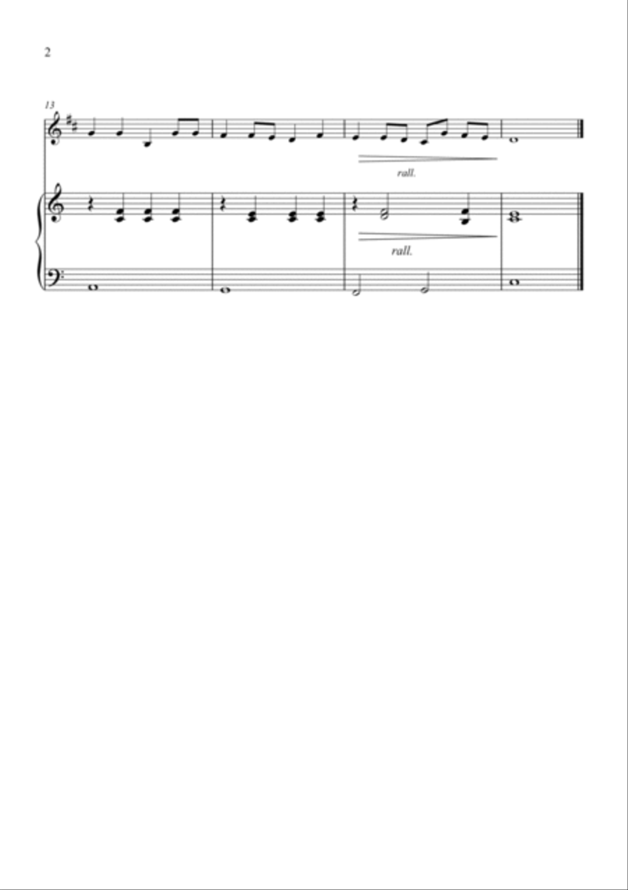 At the Cross B-Flat Trumpet scores gallery preview page 2