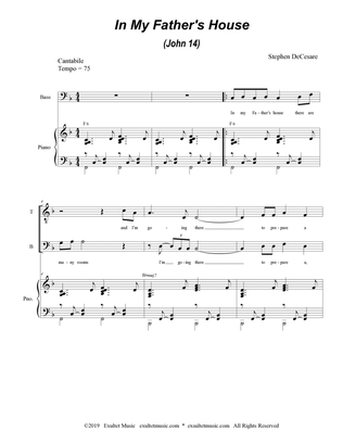 In My Father's House (John 14) (Duet for Tenor and Bass solo)