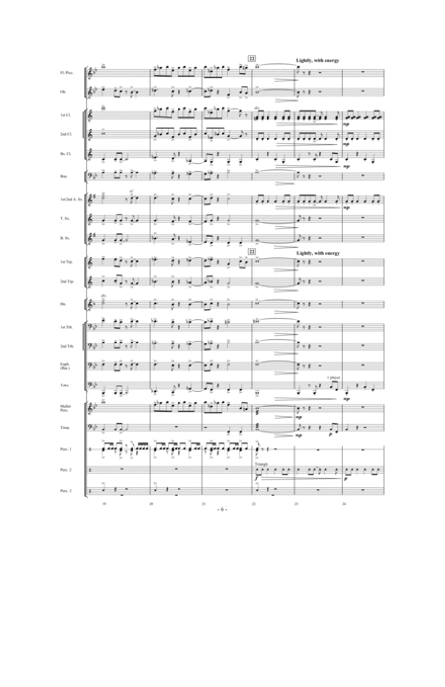 Saturn: The Ringed Planet Concert Band scores gallery preview page 5