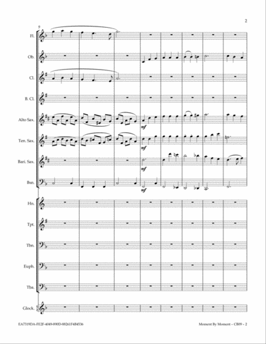 Moment By Moment Moment By Moment Concert Band scores gallery preview page 5