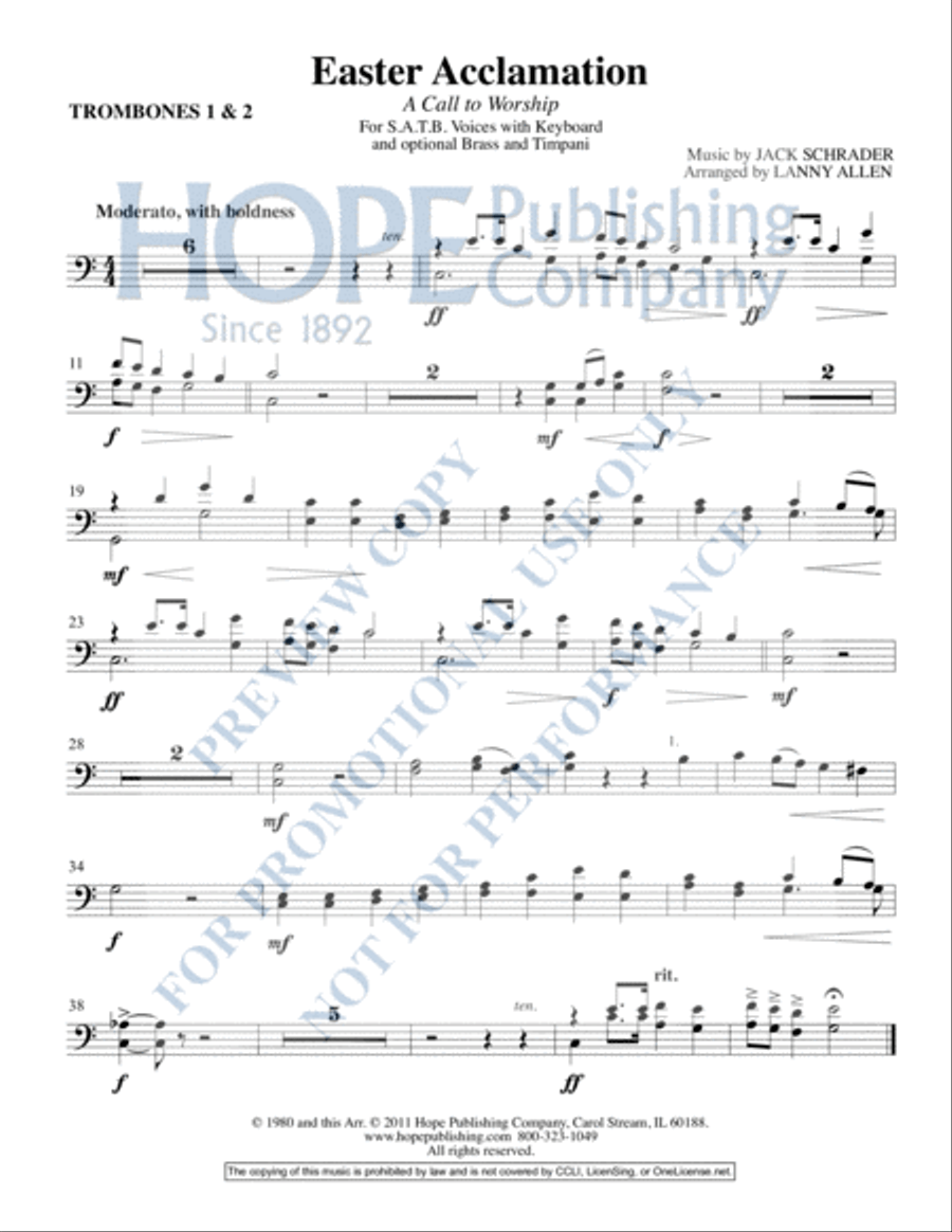 Easter Acclamation Easter Acclamation Choir scores gallery preview page 18