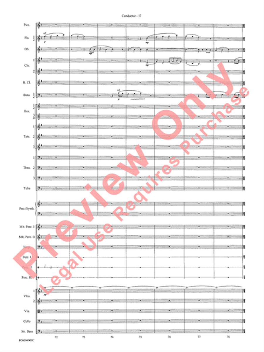 The Polar Express, Concert Suite from Full Orchestra scores gallery preview page 20