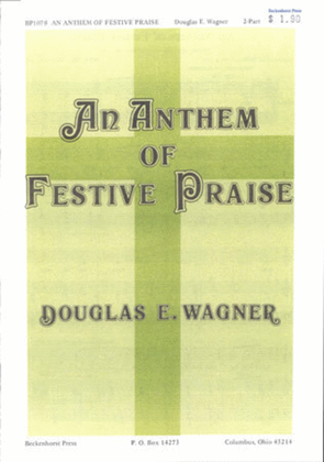 Book cover for An Anthem of Festive Praise (Archive)